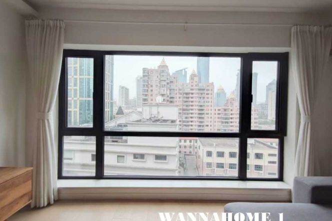 Jing An Temple+Modern&Spacious 3Bdrs 3Baths Apt+Grand Plaza+IAPM+Top Compound