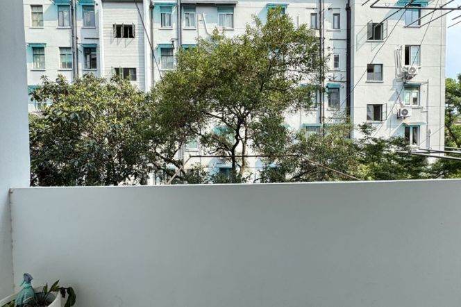 Spacious 1BR +Heating +Baclony | Shanghai Library metro L10 | Green view