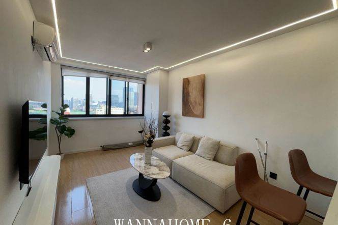 9.5K+Spacious 1Bdr 1Bath Apt+L4/12 Da MuQiao Rd+Nice View+Large Balcony+Modern