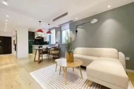 Zhongshan Park/modern 1br 1lr/with central AC/all bright room,@L2/3/4
