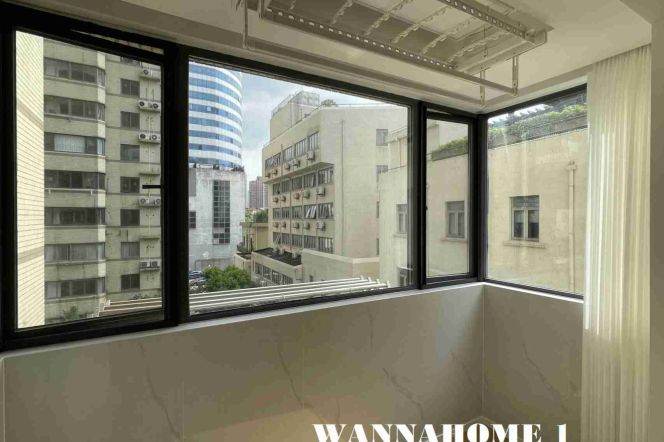 Spacious&New&Bright Elevator 3Bdrs 2Baths Apt+Yu Yuan Rd/L2+11 Jiang Su Rd+Large Covered Balcony