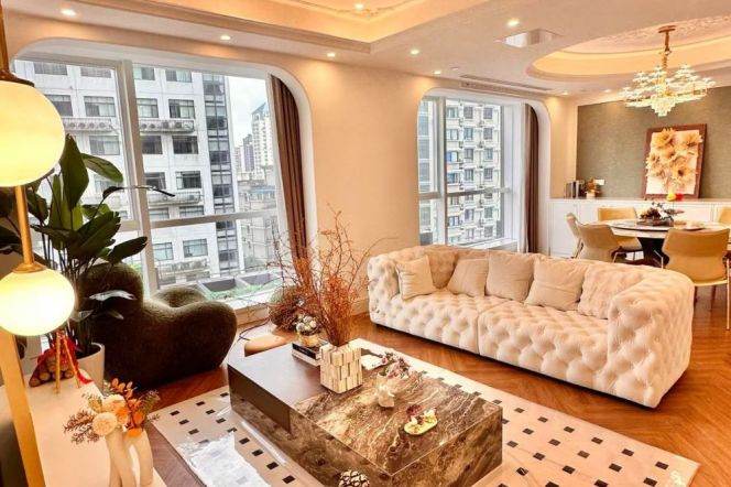   Inner Ring Grand Wide Living 3-Bedroom Flat at Mingde International, Close to Jing’an Joy City