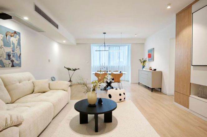 Cozy Wood-Style Elevator Apt | 3BR 2BA 150m² nr W.Nanjing Station