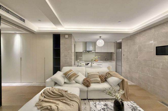 Putuo Suzhou creek/nice compound 1+1 br Apt &floor heating &parking 14.5K