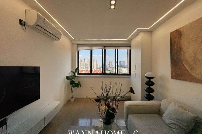 9.5K+Spacious 1Bdr 1Bath Apt+L4/12 Da MuQiao Rd+Nice View+Large Balcony+Modern