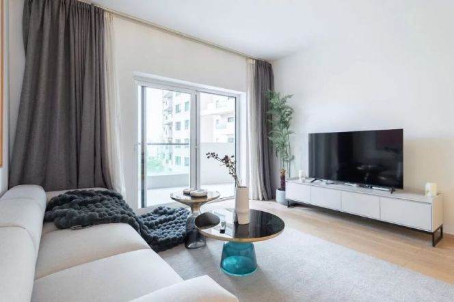modern 3brs floor heating open balcony nice view open kitchen near Shanghai library 