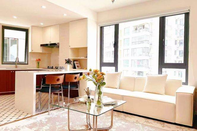 High class 2 br Apt w quality decoration & floor heating & great view 