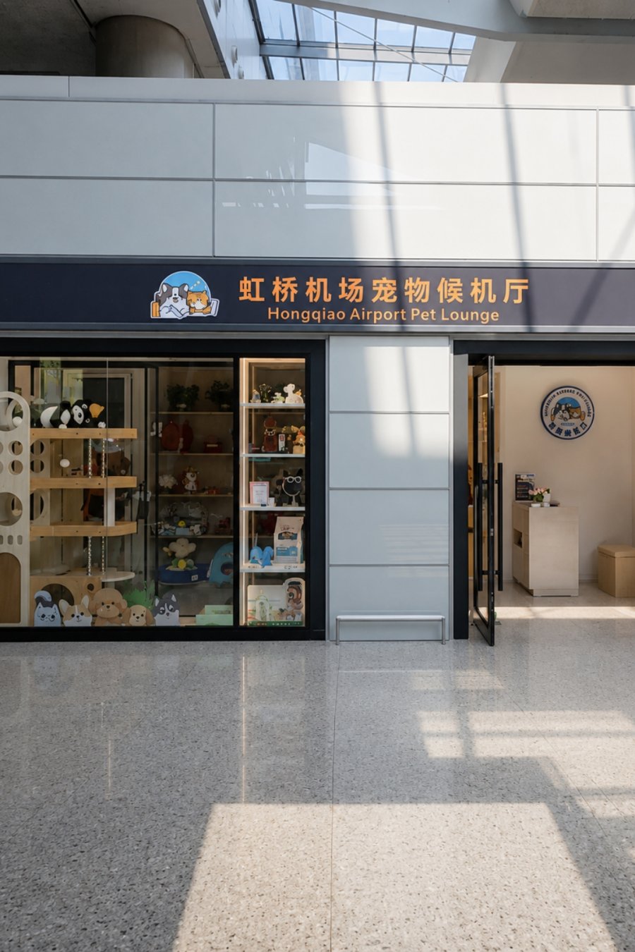 Hongqiao Airport Opens a Pet Lounge