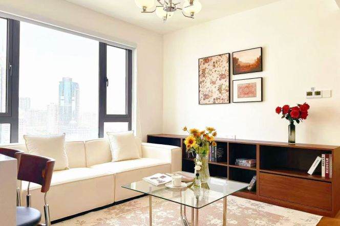High class 2 br Apt w quality decoration & floor heating & great view 