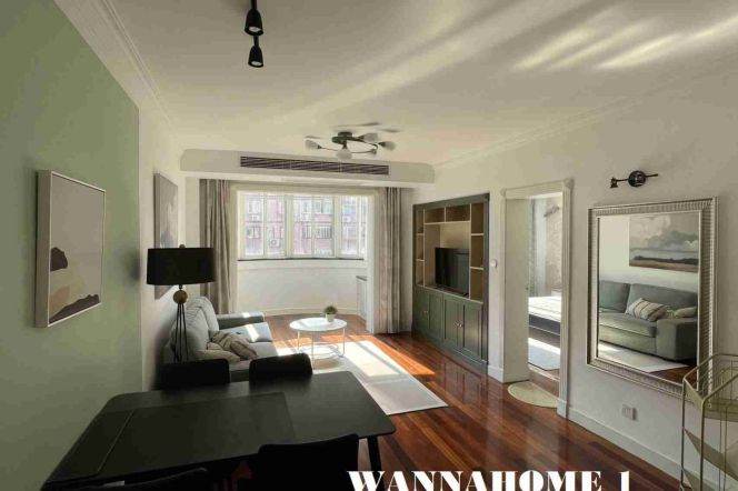 Spacious&Modern&Really Bright 1Bdr 1Bath+Large Closet+Jing An Temple+Large Covered Balcony