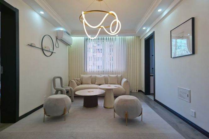 xujiahui  elevator 2 bedroom with a living room@L1/4