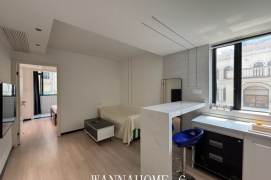 7K+Spacious&Modern 1Bdr 1Bath Apt+L14 Wu Ding Rd+Jing An Temple+Floor Heating+Large Storage