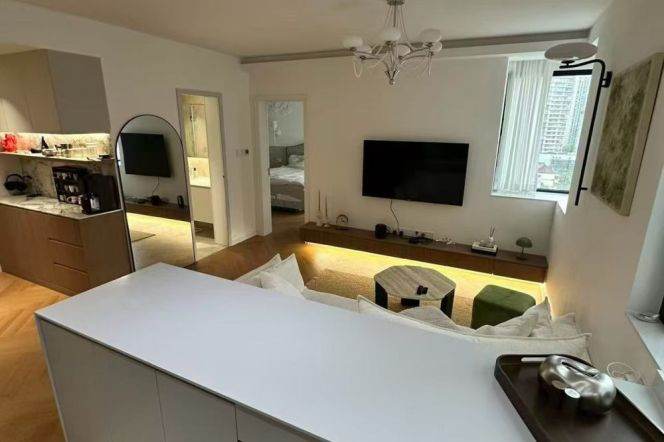 Suzhou Creek cozy 2Br wt floor heating,dishwasher