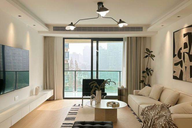 Modern decoration 3brs with floor heating and balcony close to beautiful Su zhou river 