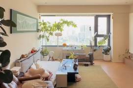 Jing'an Suzhou Creek 128sqm spacious 1Br 1cloakroom wt floor heating