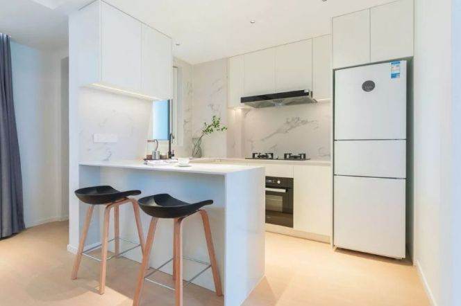 Modern decoration 1bedroom with floor heating close to Su zhou river