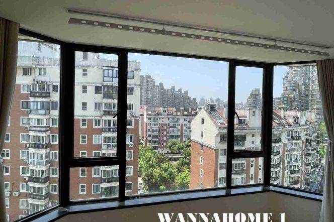 Spacious&New 2Bdrs 2Baths Apt+Green Compound+Su Zhou Creek/L7+13 Chang Shou Rd Metro