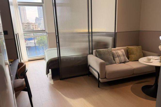 1BR apt TOD at line 8&10 Laoximen metro near Jiao'tong Uni can long and short lease