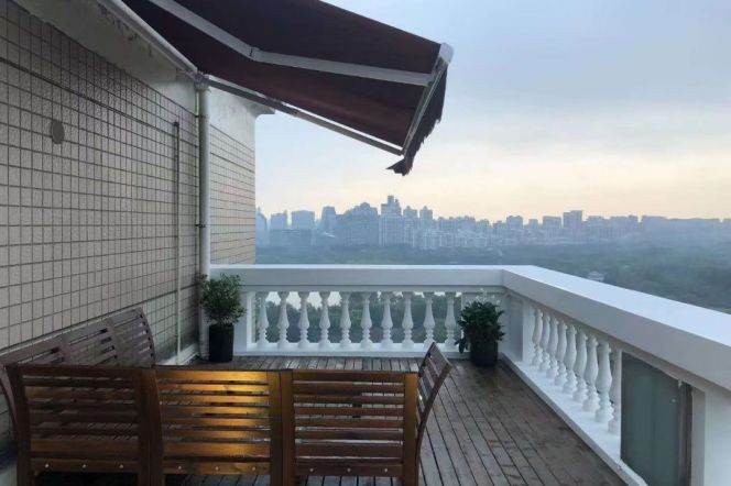 Pudong Century park 260 sqm 5 br penthouse with roof terrace 28K