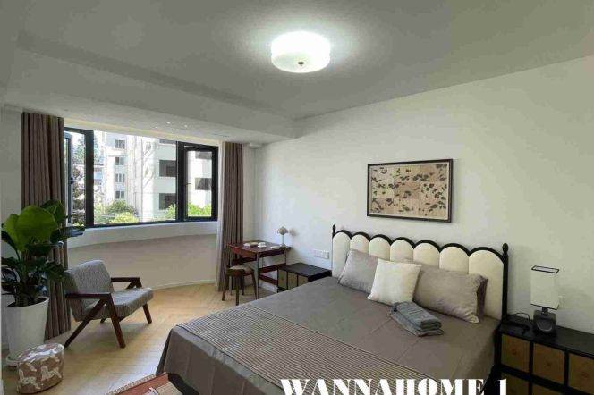 Spacious&Modern&New 1Bdr 1Bath Apt+L1/12/13 Han Zhong Rd Metro+Su Zhu Creek