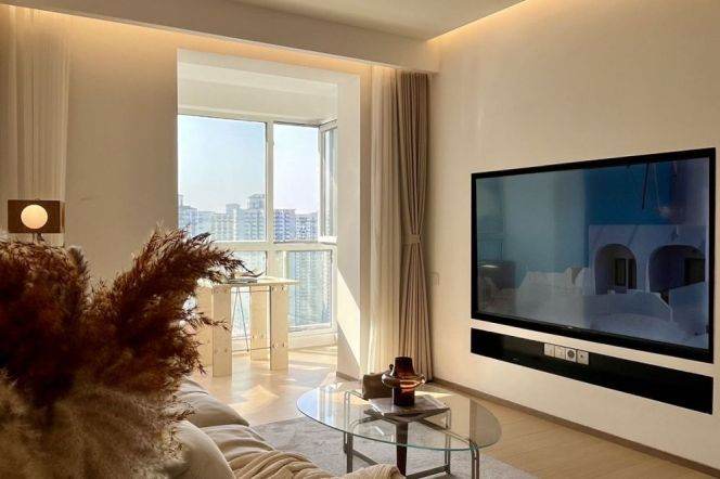 Modern decoration 1bedroom with balcony and floor heating  belong to Tianzifang area ,