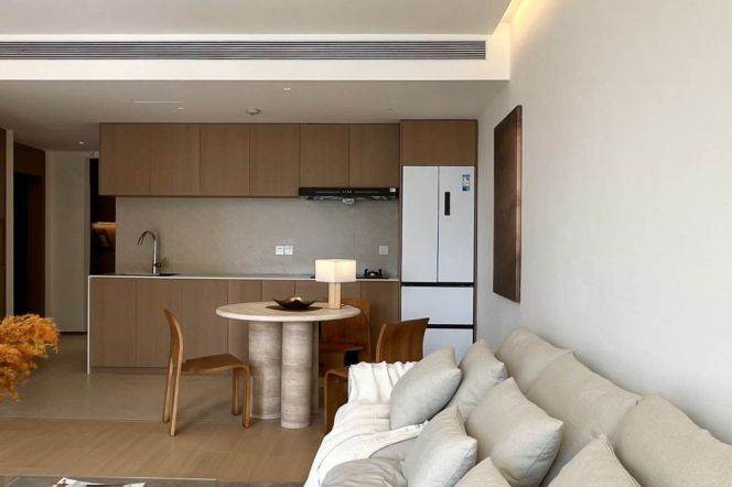 Modern decoration 1bedroom with floor heating and balcony  belong to Tianzifang area