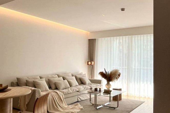 Modern decoration 1bedroom with floor heating and balcony  belong to Tianzifang area