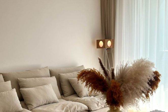 Modern decoration 1bedroom with floor heating and balcony  belong to Tianzifang area