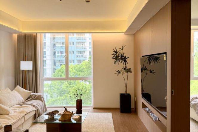 Modern decoration 1bedroom with floor heating  belong to Tianzifang area