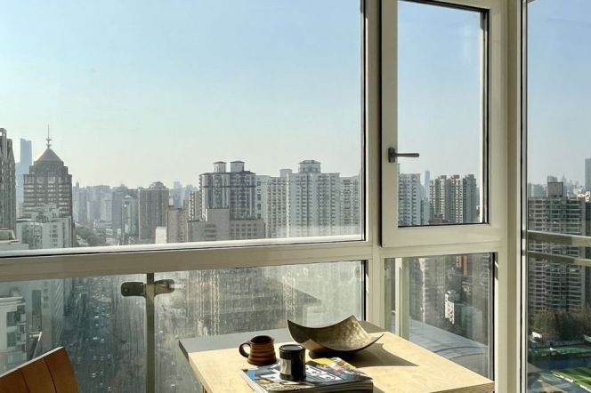 Modern decoration 1bedroom with balcony and floor heating  belong to Tianzifang area ,