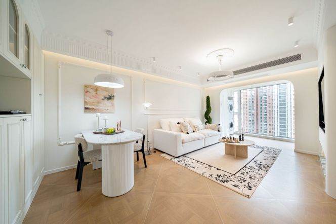 modern big 1 bedroom brand new furniture nice view floor heating near Century park 
