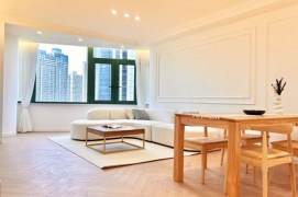 Changning 110 sqm 1 br bright high rise&floor heating for 12k