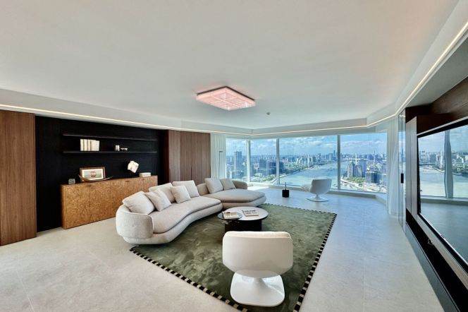 super modern brand new huge 4brs perfect river view beside Huang pu river 