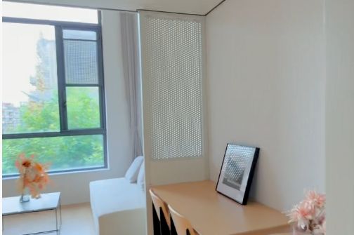apt with nice lobby,  big window and oppersite the park , free 24h gym and readingroom.