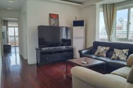 Full furnished 2brs/110sqm & balcony/lift @Jiaotong Univer & Line 10/11