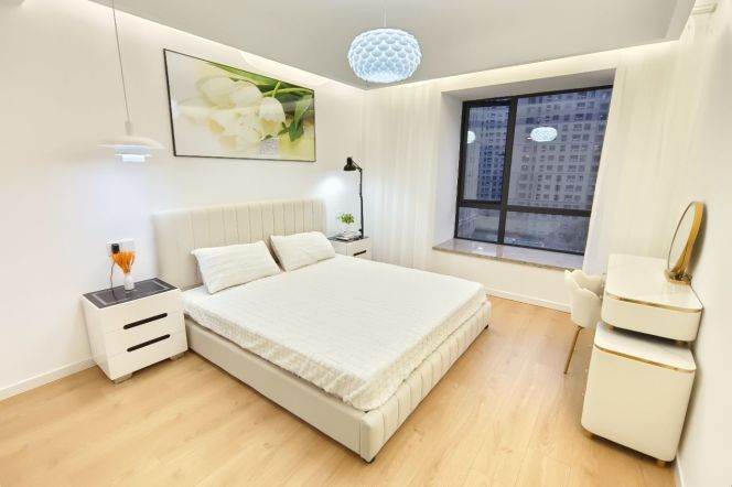 modern big 2brs floor heating modern furniture beside Huang pu river
