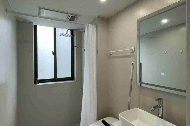Spacious&Modern&Really Bright 1Bdr Apt+Large Covered Balcony+L14 Wu DIng Rd Metro