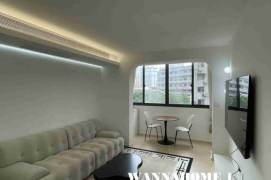 Spacious&Modern&Really Bright 1Bdr Apt+Large Covered Balcony+L14 Wu DIng Rd Metro