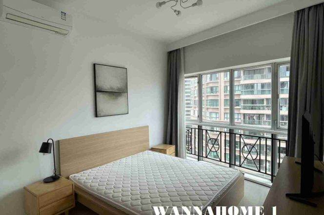 Spacious&Modern&High-rise 2Bdrs 2Baths Apt+L2/11 Jiang Su Rd+Great Compound