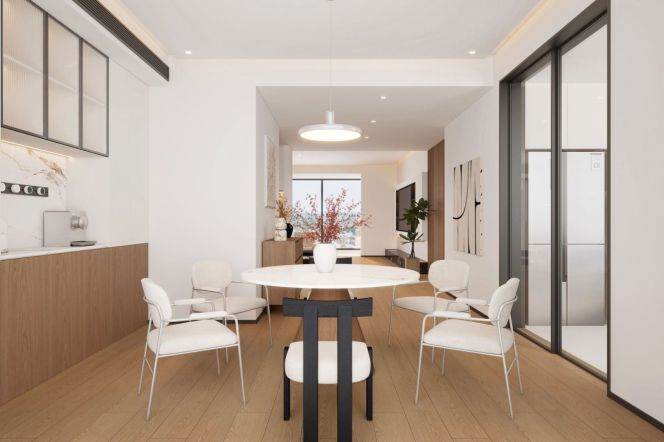 modern brand new 4brs floor heating modern furniture near century park 40K