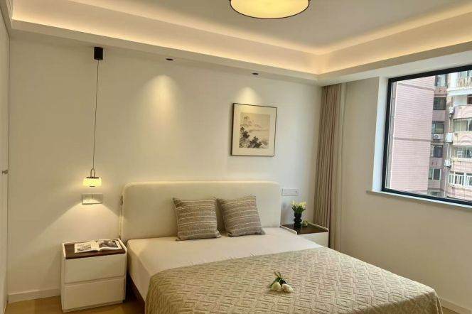 Jing'an Temple,yanping rd modern 1Br wt floor heating,high rise