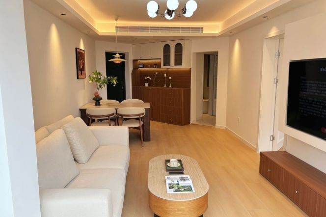 Jing'an Temple,yanping rd modern 1Br wt floor heating,high rise