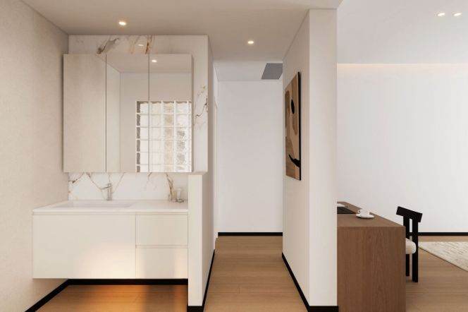 modern brand new 4brs floor heating modern furniture near century park 40K