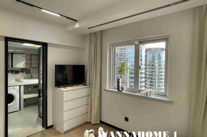 Nice Building+New&Modern 1Bdr 1Bath Apt+L2/11Jiang Su Rd+JIng An Temple CBD