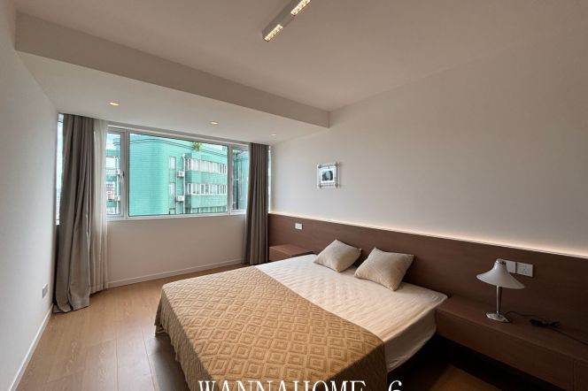 Modern&Bright 2Bdrs 1Bath Apt+L2+11 Jiang Su Rd+Good View+Large Closet+Floor Heating
