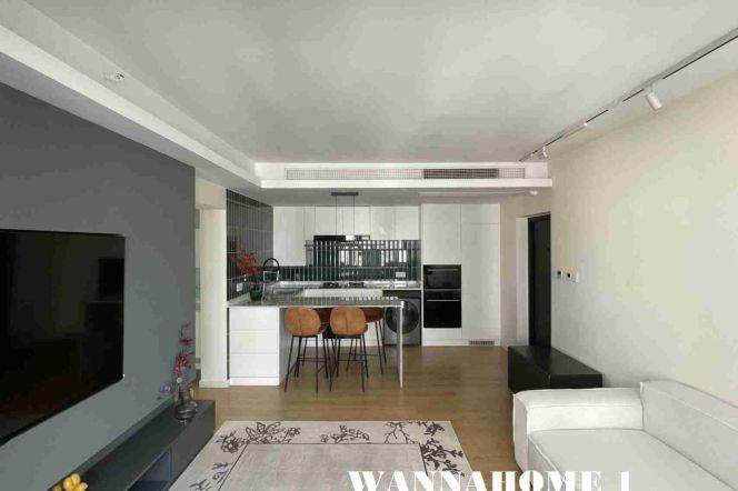 Modern&Spacious&Bright 2Bdrs 2Baths Apt+L14 Wu Ding Rd Metro+Jing An Temple CBD
