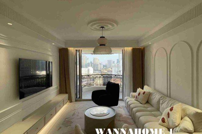 High-Floor 2BR Apartment in Classic Jing'an