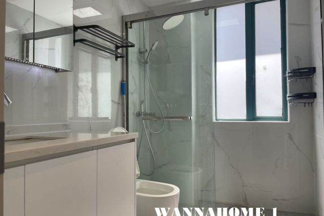 Spacious&Really Bright 3Bdrs 2Baths Apt+L2/11 Jiang Su Rd Metro+Green Compound