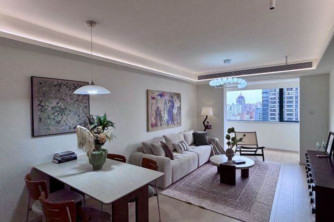 High-Floor 2BR Apartment near Dapuqiao Metro