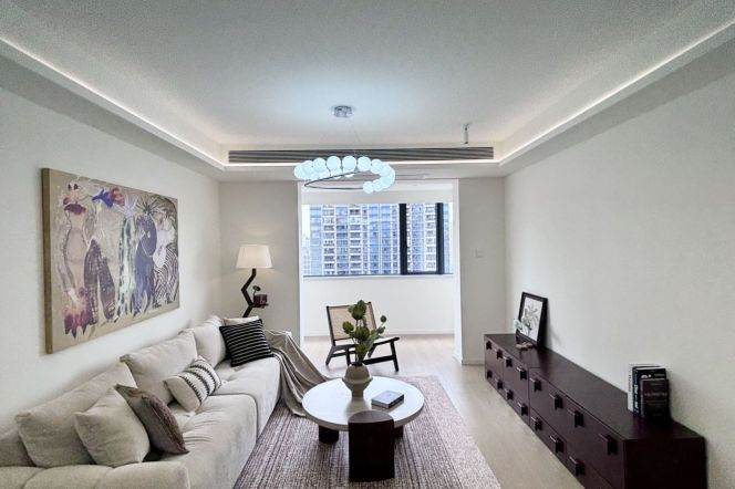 High-Floor 2BR Apartment near Dapuqiao Metro